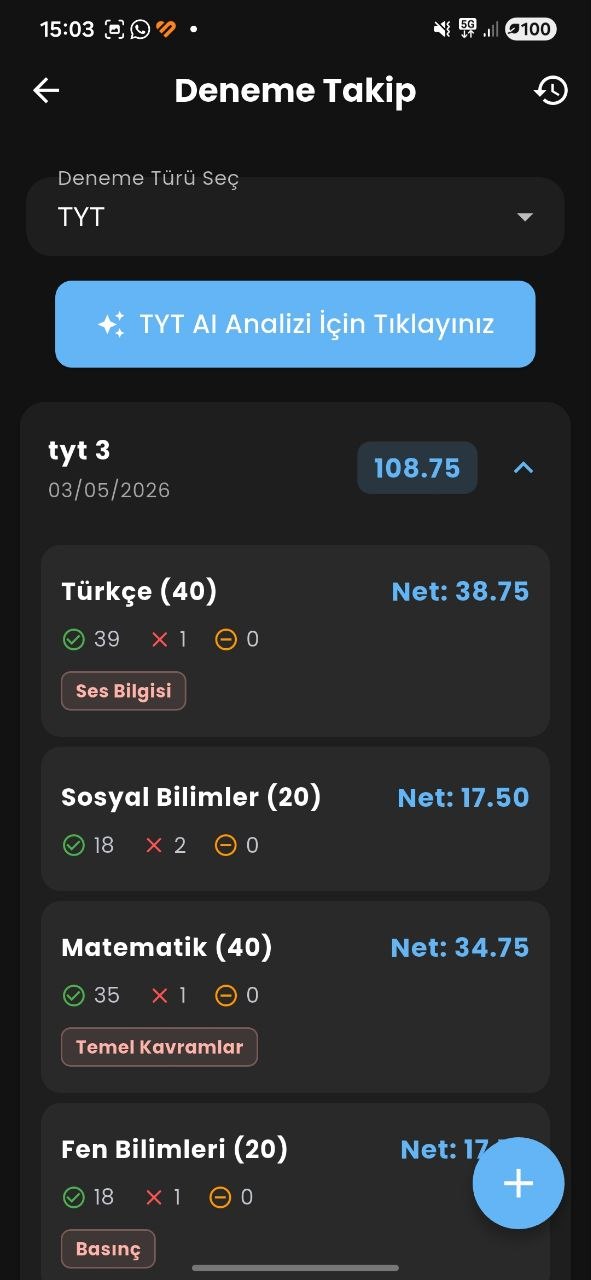 Deneme Takip